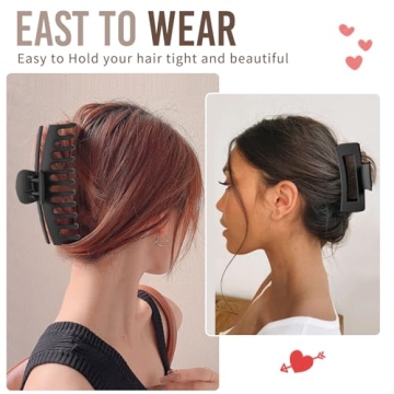 LuSeren Large Hair Clips for Thin to Thick Hair