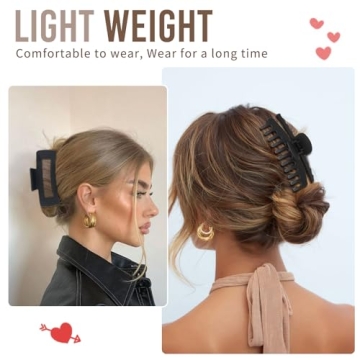 LuSeren Large Hair Clips for Thin to Thick Hair