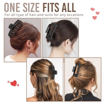 LuSeren Large Hair Clips for Thin to Thick Hair