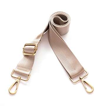 Purse Strap Replacement Crossbody Wide Shoulder Strap Adjustable Canvas Straps Handbag Strap Replace...