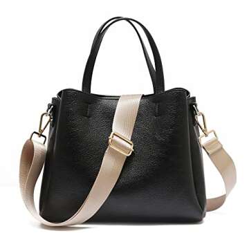 Purse Strap Replacement Crossbody Wide Shoulder Strap Adjustable Canvas Straps Handbag Strap Replacement Belts