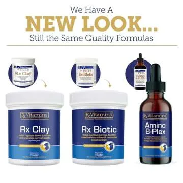 Rx Vitamins for Pets Rx Zyme for Dogs & Cats - Help Gastrointestinal Discomfort - Add to Food - 120g...