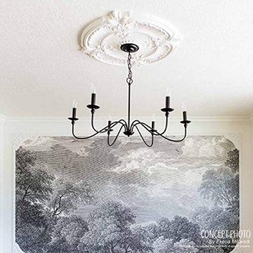 Elegant Ekena Millwork Ceiling Medallion for Home Decor
