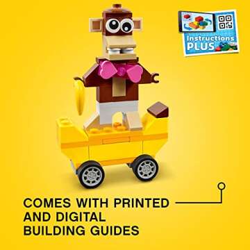 LEGO Classic Bricks and Wheels Building Kit for Creative Play
