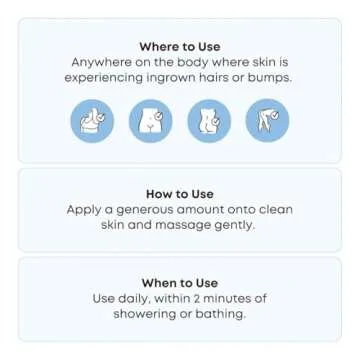 Bushbalm Ingrown Hair Oil - Helps with Ingrown Hair, Underarm Bumps, Soothes Skin, Razor Bumps and Post Shave Redness, 30 ml - Nude Oil