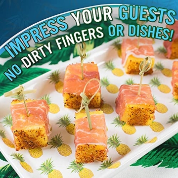 Elegant 200PCS Bamboo Cocktail Picks for Parties