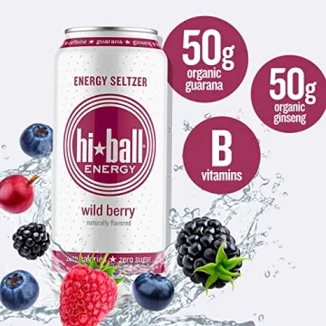 Hiball Caffeinated Sparking Water with Vitamin B12