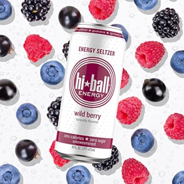 Hiball Caffeinated Sparking Water with Vitamin B12