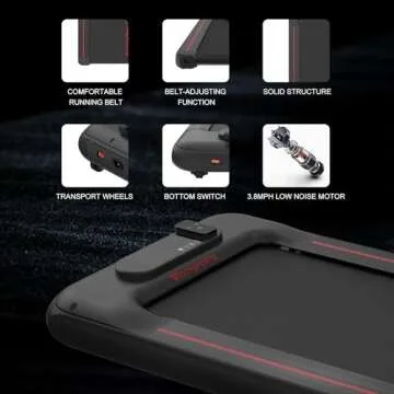 Portable Under Desk Treadmill for Home Office Fitness