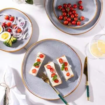 Shop AmorArc Unique Ceramic Dinner Plates Set of 6