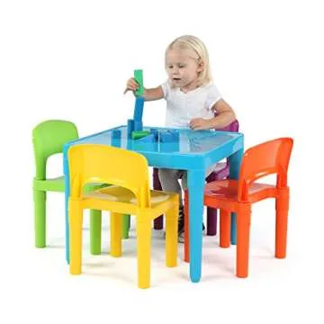 Humble Crew Kids Table with 4 Chairs - Fun & Durable