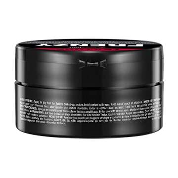 SexyHair Style Frenzy Matte Texturizing Paste, 2.5 Oz | Fullness, Texture and Definition | Helps Create Bulk | Semi-Matte