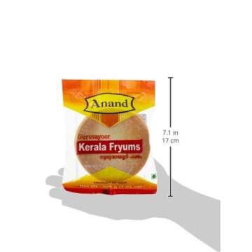 Guruyayoor Pappadum - Authentic Kerala Fryums 200 Gm