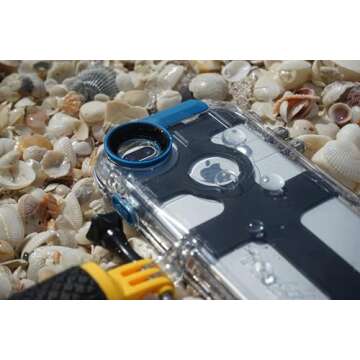 ProShot Touch - Waterproof Case Compatible with iPhone 8 Plus,7 Plus, and 6 Plus,. Floating Hand Gri...