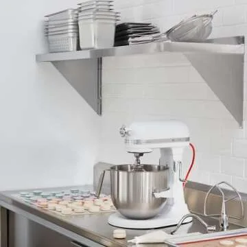 KitchenAid KSM8990WH 8-Quart Commercial Countertop Mixer, 10-Speed, Gear-Driven, White