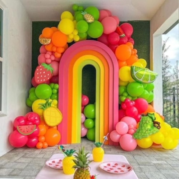 Vibrant Fruit Balloon Garland Kit for Festive Decorations