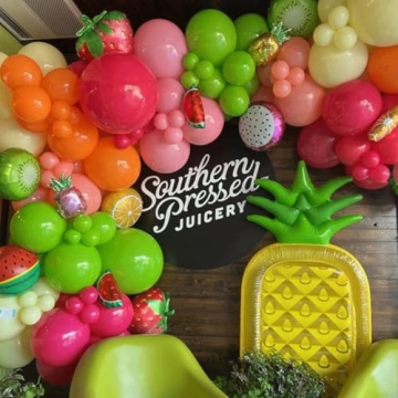 Vibrant Fruit Balloon Garland Kit for Festive Decorations