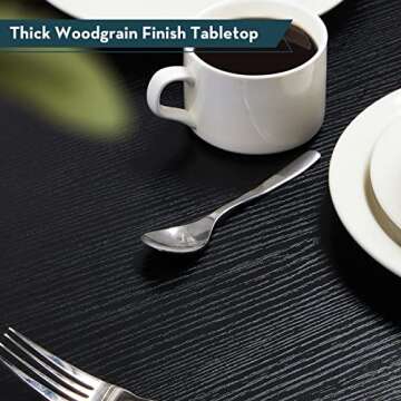 SAYGOER Dining Table 51.2 Inch, Multifuntional Modern Dining Room Table for 4-6, Space Saving Rectan...