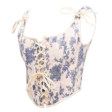 bslingerie Women Retro Vintage Victorian Push Up Bustier Going Out Crop Top Tank Top Corset (as1, Al...