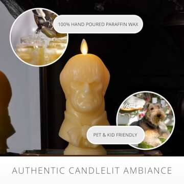 Haunted Mansion Luminara Flameless LED Candle Statue