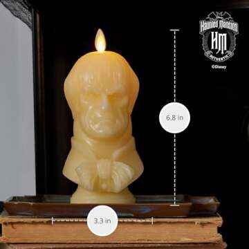 Haunted Mansion Luminara Flameless LED Candle Statue
