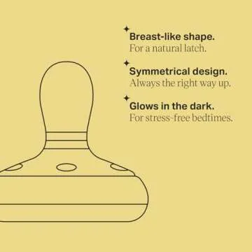 Tommee Tippee Breast-Like Night Pacifier for Ages 6-18 Months