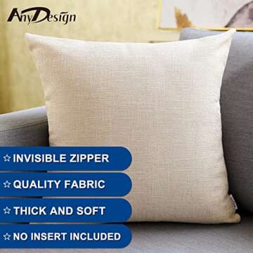 AnyDesign 4th of July Gnome Pillow Covers 18 x 18 Inch Independence Day Throw Pillow Case Red Blue Stars Stripes Decorative Pillow Case Patriotic Cushion Cover for Home Office Sofa, 4 Pack