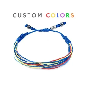 Customizable Macrame Bracelet for Graduation, Sports, and More by Rumi Sumaq