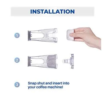 K&J Replacement Keurig Starter Kit for K200, K250, K35, and K-compact Brewers- Includes Rear Reservoir Filter Holder And 6-pack of Keurig 2.0 Compatible Water Filters