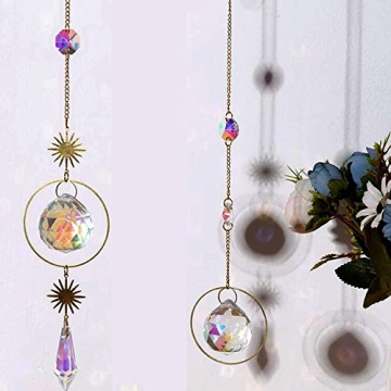 Unique Crystal Suncatcher Pendants for Vibrant Home Decor