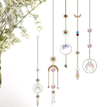 Unique Crystal Suncatcher Pendants for Vibrant Home Decor