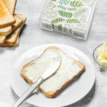 Cocktail Napkin Holder Set 2 Pack Durable Acrylic Style