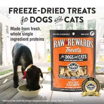 Northwest Naturals Freeze-Dried Salmon Treats for Dogs and Cats - Healthy, Human Grade Pet Food - 2....