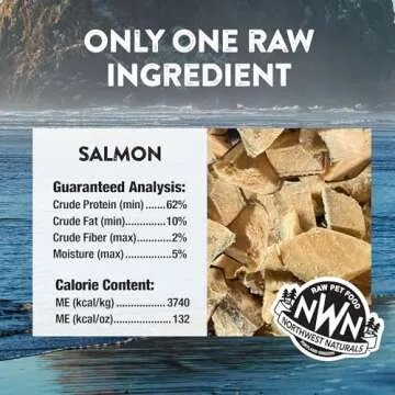 Northwest Naturals Freeze-Dried Salmon Treats for Pets