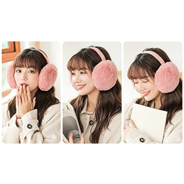 Stylish Avilego Furry Earmuffs - Warm Winter Ear Protection