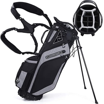 Ergonomic Golf Stand Bag 14 Way Design with 8 Pockets for Comfort
