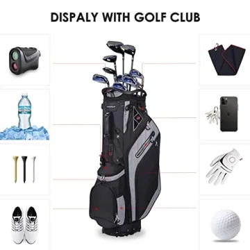 Lightweight Golf Stand Bag 14 Top Dividers with Pockets