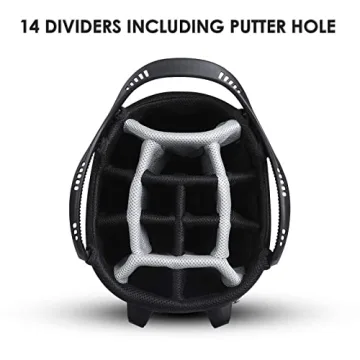 Lightweight Golf Stand Bag 14 Top Dividers with Pockets