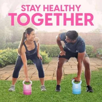 Yes4All Adjustable Kettlebell Pink Kettlebell Sets for Home Gym 5lb - 12lb Adjustable Kettlebell Set, Home Weight Set for Women - Weight Set For Home Gym weight set - Pink