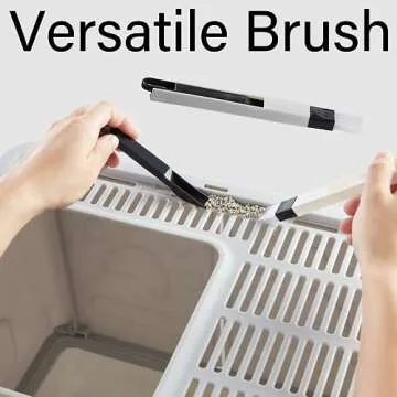 Vealind Top Entry Cat Litter Box with Sifting Lid