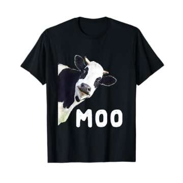 Fun Cow T-Shirt for Halloween Celebrations