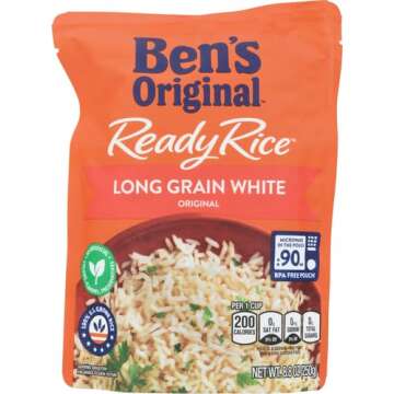 Ben's Original Ready Rice Long Grain White Rice, 8.8 Oz Pouch