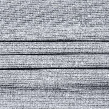 Roselux Womens Long Sleeve Scoop Neck Ribbed Knit Fitted Casual Tops Tee Slim Basic Shirts(3924,Grey-S)