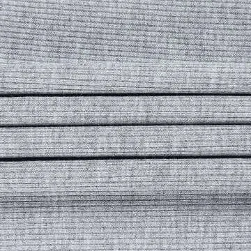 Roselux Womens Long Sleeve Scoop Neck Ribbed Knit Fitted Casual Tops Tee Slim Basic Shirts(3924,Grey-S)