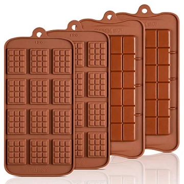 Silicone Break Apart Molds for Chocolate & Protein Bars