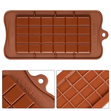 Silicone Break Apart Molds for Chocolate & Protein Bars