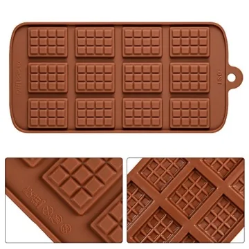 Silicone Break Apart Molds for Chocolate & Protein Bars