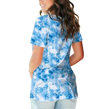 Fashionable Women Tunic Shirts - Tie-Dye Summer Styles