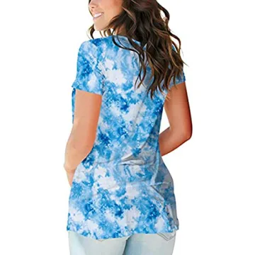 Fashionable Women Tunic Shirts - Tie-Dye Summer Styles