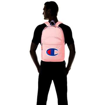 Champion unisex adult Supercize Backpacks, Pink, One Size US